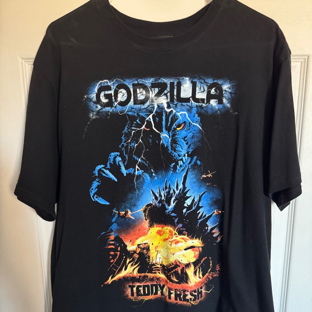 Teddy Fresh x Godzilla Explosion Tee XL Unisex
